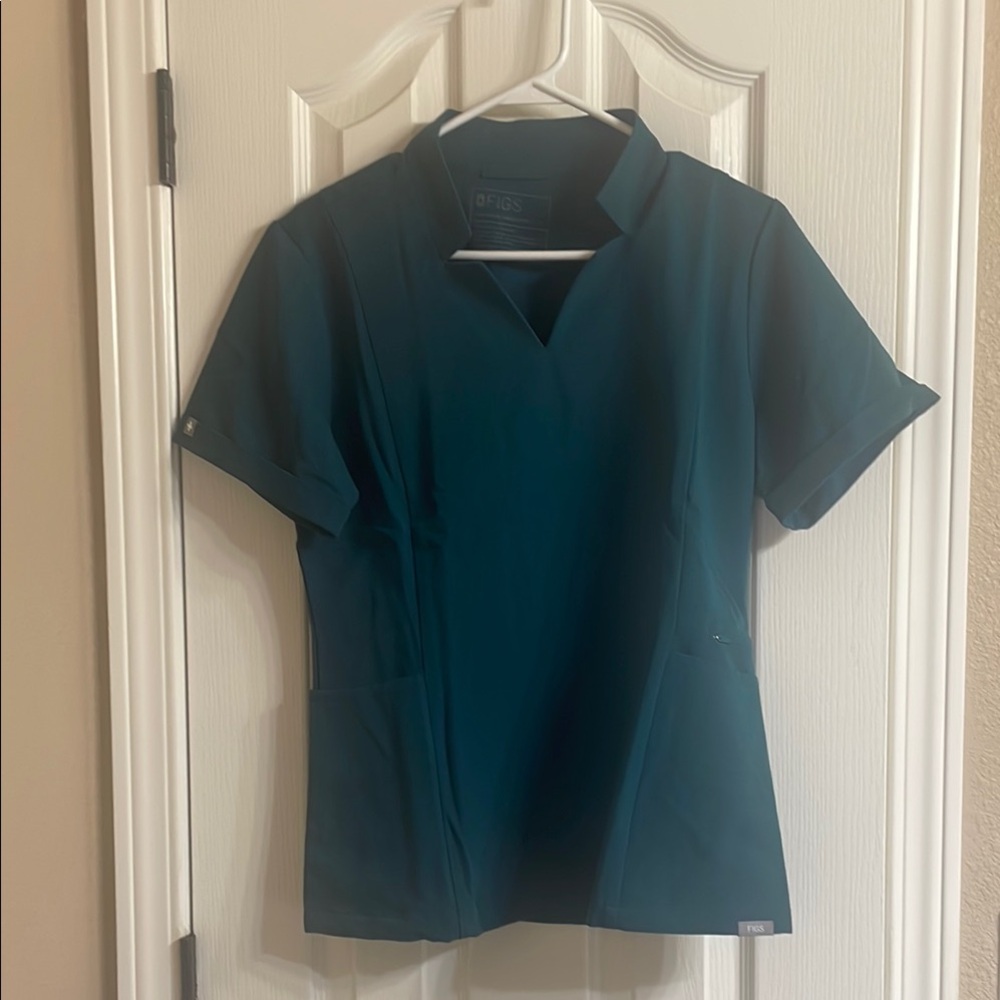 Women's Figs Caribbean Blue Set